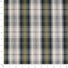 Charlotte Plaid Fabric / Traditional Tartan Checkered Pattern for Upholstery and Home Decor