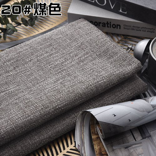 Width 148cm Old Coarse Linen Cloth Cotton fiber Diy sofa upholstery fabric Diy Tablecloth By the yard