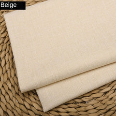 Wide 59&quot; Dense Plain Old Coarse Cotton Linen Slub Upholstery Sofa Fabric Cushion Tablecloth Chair Cover Material By the Yard