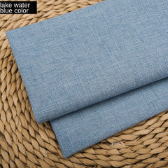 Wide 59&quot; Dense Plain Old Coarse Cotton Linen Slub Upholstery Sofa Fabric Cushion Tablecloth Chair Cover Material By the Yard