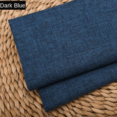 Wide 59&quot; Dense Plain Old Coarse Cotton Linen Slub Upholstery Sofa Fabric Cushion Tablecloth Chair Cover Material By the Yard