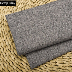 Wide 59&quot; Dense Plain Old Coarse Cotton Linen Slub Upholstery Sofa Fabric Cushion Tablecloth Chair Cover Material By the Yard