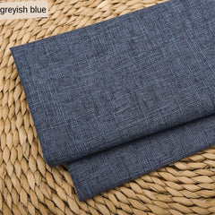 Wide 59&quot; Dense Plain Old Coarse Cotton Linen Slub Upholstery Sofa Fabric Cushion Tablecloth Chair Cover Material By the Yard