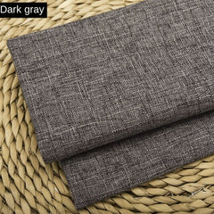 Wide 59&quot; Dense Plain Old Coarse Cotton Linen Slub Upholstery Sofa Fabric Cushion Tablecloth Chair Cover Material By the Yard