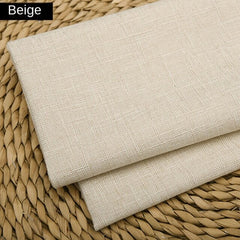 Wide 59&quot; Dense Plain Old Coarse Cotton Linen Slub Upholstery Sofa Fabric Cushion Tablecloth Chair Cover Material By the Yard